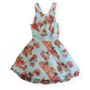 City Triangles Floral Print Dress